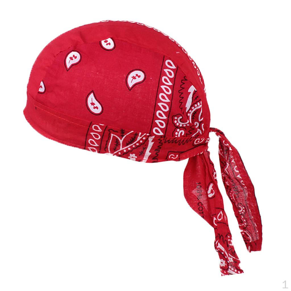 

Women Men Chemo Hat Skull Cycling Riding Hats 58-60cm красный
