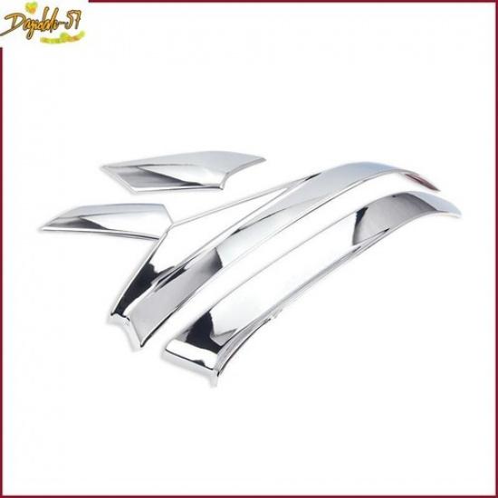 For Cadillac XT5 2017 2018   Chrome Body Side Mirror Strip Cover Trim