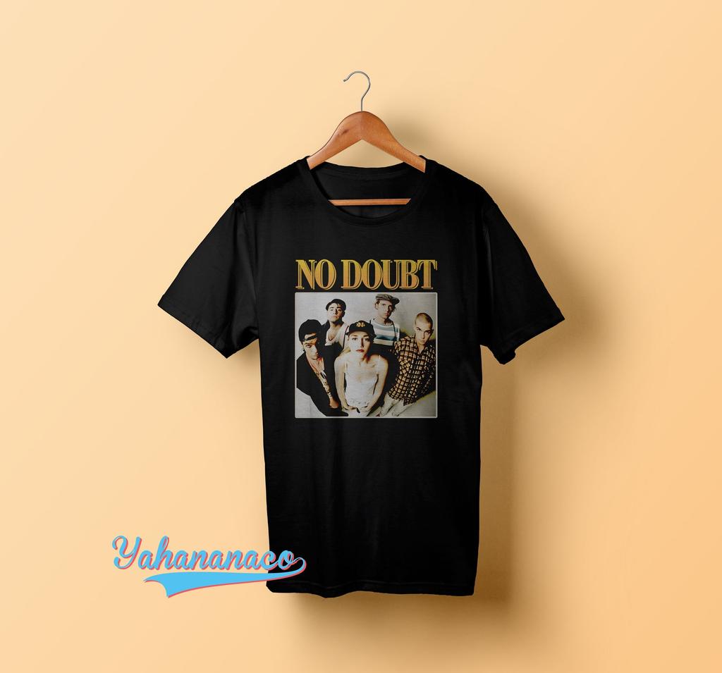No Doubt shirt GWEN STEFANI 80s 90s RnB Hip Hop Vintage Throwback Music T shirt crewneck Unisex Black White gift tee