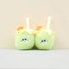 Tea Cute Milk Cup Hanging Plush Toys Student Bags Decoration Keychain Dolls