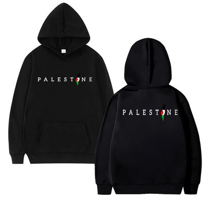 2025 Palestine Flag Double Sided Print Hoodie Autumn Winter Men Women Vintage Casual Cotton Sweatshirt Unisex Harajuku Pullover