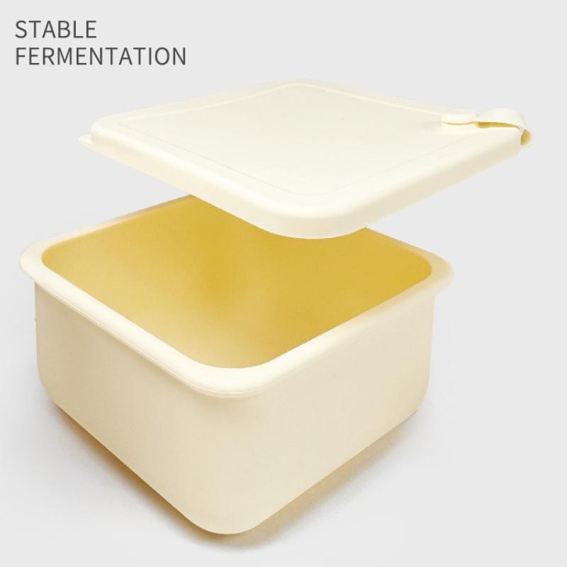 1/2Pcs Pizza Dough Proofing Box Baking Tool Food Box Heat Resistant Silicone Dough Box Fermentation Box For Fridge Bakery Making