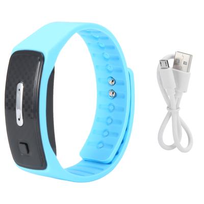 Mückenschutz-Armband, USB-Aufladung, Ultraschall-Mückenschutz-Armband, Uhr, Blau