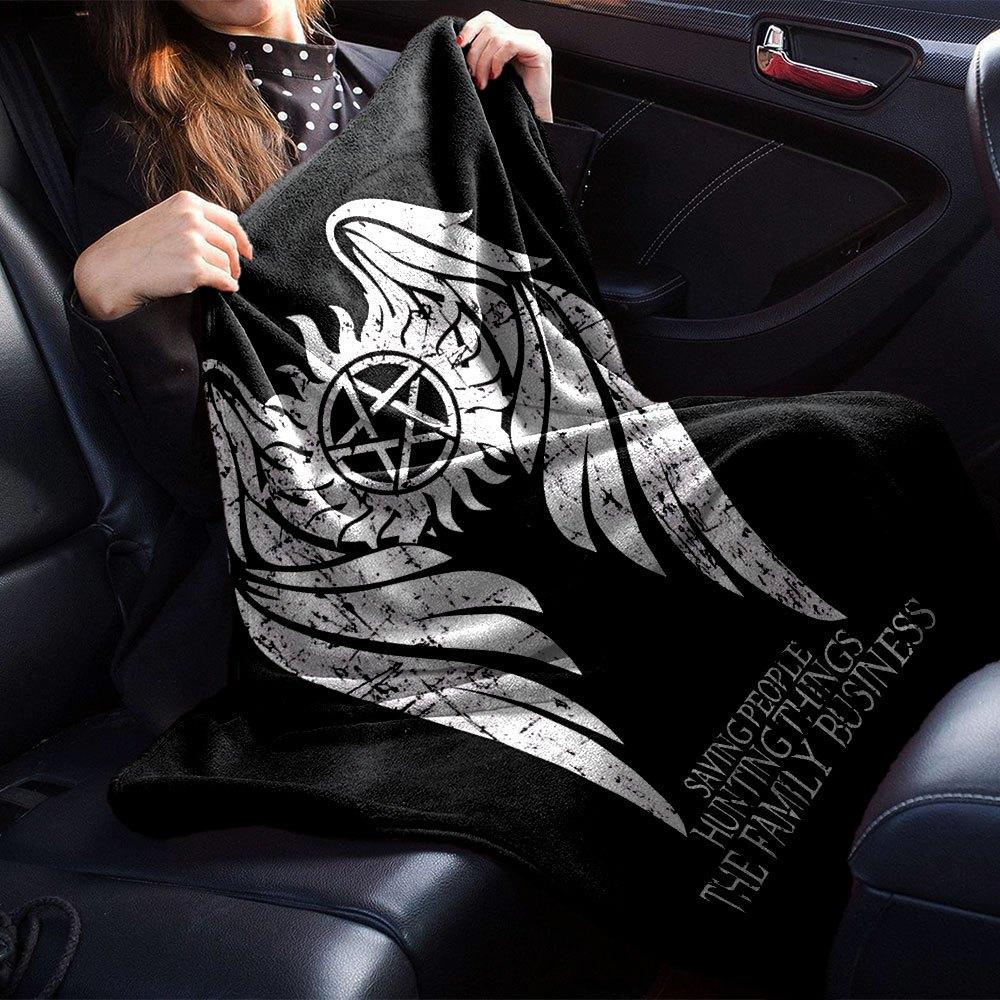1pc Supernatural 13 Blanket Soft Warm Throw for Home, Office, Travel All Season Cozy Bedding Gift, Office Cozy Accessory