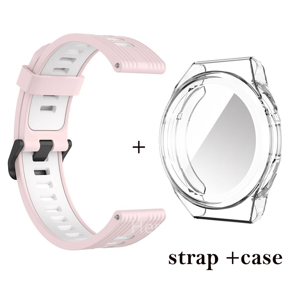 22mm WatchStrap Band For Huawei Watch GT3 SE Strap Bracelet Silicone Wristband for Huawei Watch GT Runner Smart Watch Band +Case