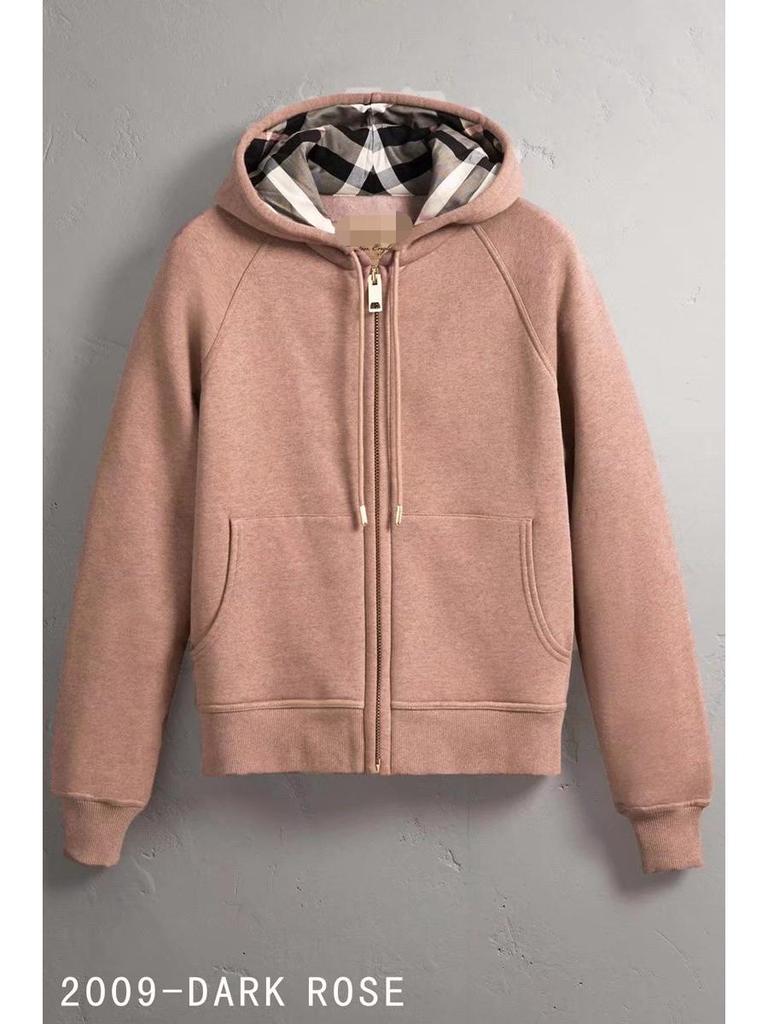 Wysokiej jakości męska bluza rozpinana z kapturem w brytyjskim stylu z haftowanym logo