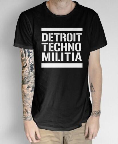 Detroit Techno Militia T-Shirt - Edm Underground Resistance House Music 3XL