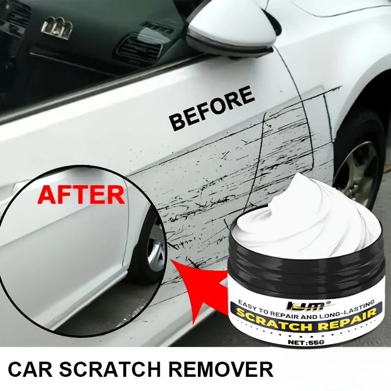 Easy-to-apply Car Scratch Repair Wax - Long-lasting Paint Polish Suitable for Body, Rims and Interior Trim |Restores Color Gloss