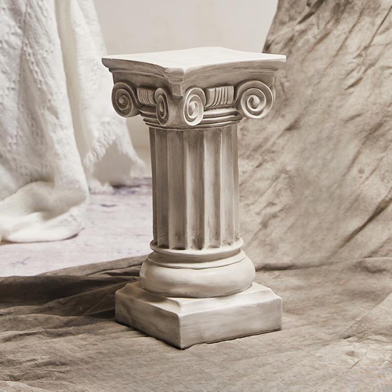 Vintage Nordic Angel Ornament Creative Design Roman Nice Column Model Statue Entrance Villa Outdoor Courtyard Resin Crafts