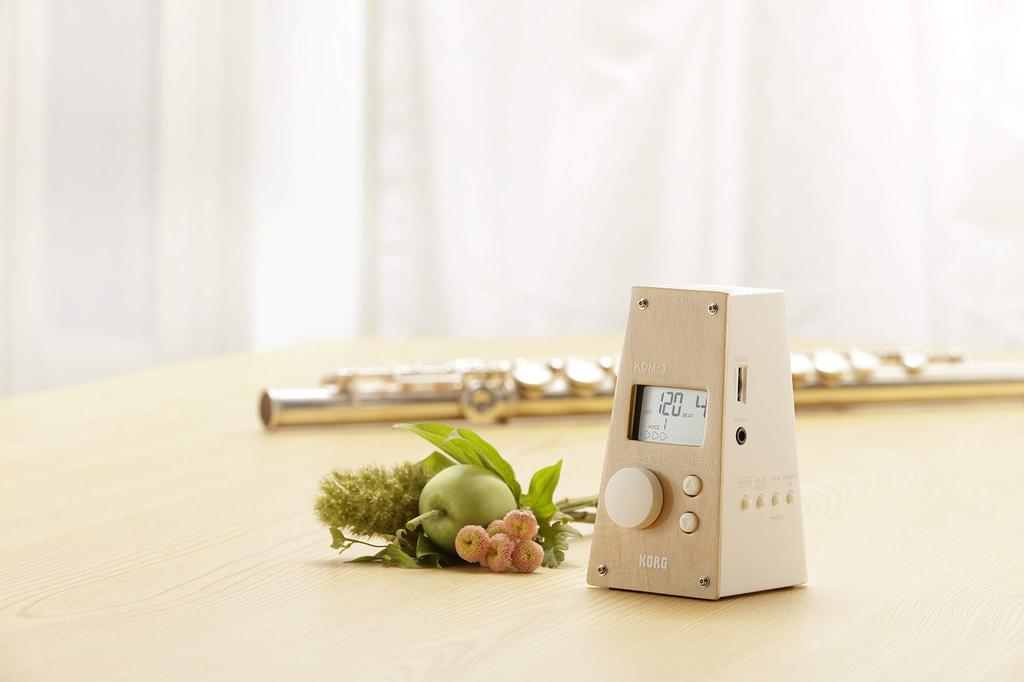 KORG Metronome Wooden White KDM-3-WDWH