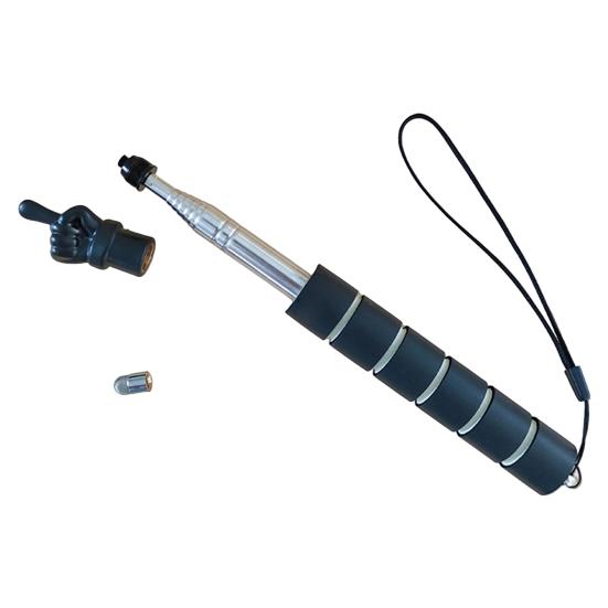 1 Set Telescopic Finger Pointer Stick Convenient Stainless Steel Teachers Pointer for Classroom Home School