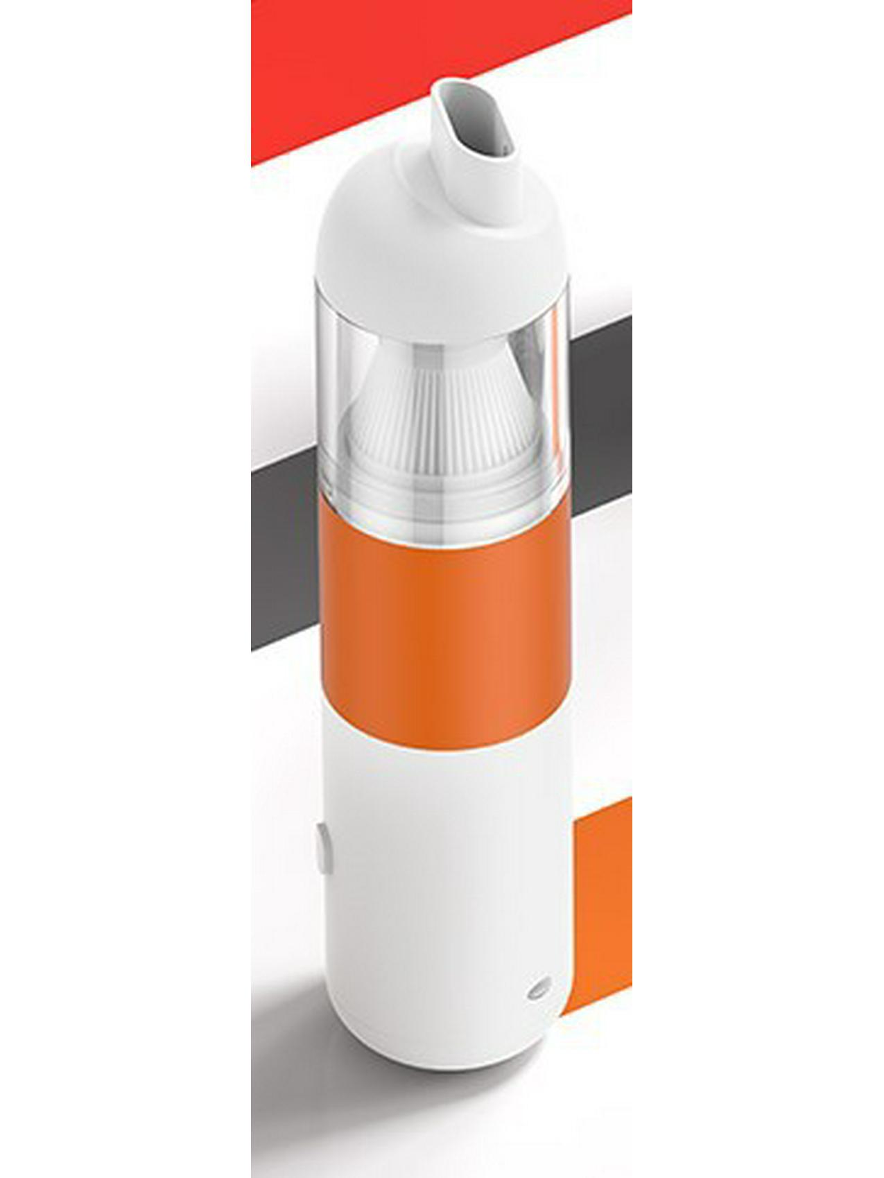 

Компактный двухрежимный ручной пылесос — беспроводной, мощный, бесшумный для использования дома и в автомобиле V01 оранжевый