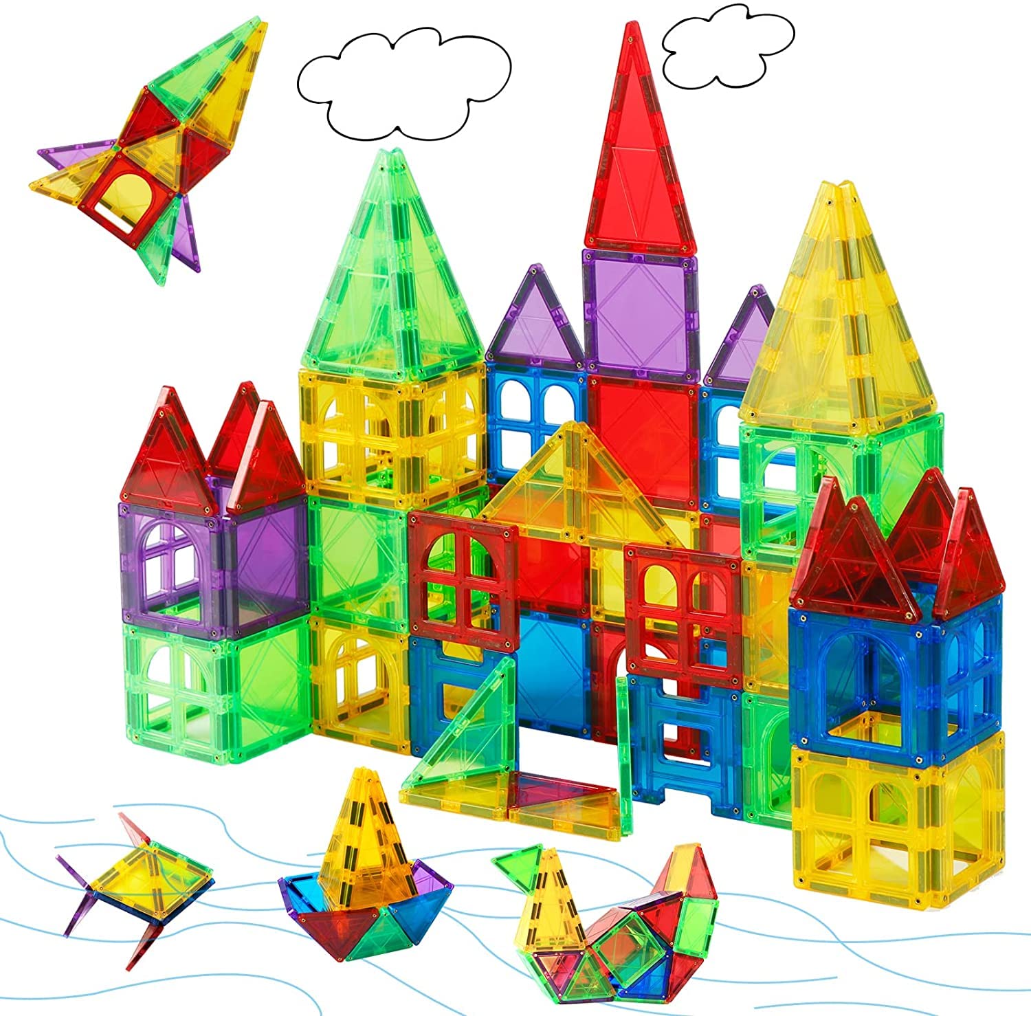 

MAGBLOCK 66 штук Магнитные Магнитные Образовательные Популярные Магнитные Начальная школа Рождественские подарки Блоки, Блоки, Детские игрушки, Игрушки, Ученики,