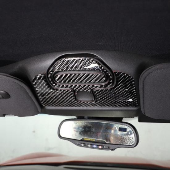 Carbon fiber Roof Convertible Switch Panel Sticker Trim For Corvette C6 2005-13