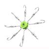 Crab Steel Flap Explosion Hooks 6/8 Claw for Square Bait Squid Fishhook Carbon Easy Carp Fishing Jig Hook Tackle Accessories 260319