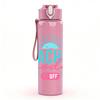 1PC Teacher Mode On Sun Design 750ml Color Plastic Sports Water Bottle Leakproof Flip Straw Lid Suitable for Sports Office Home Use