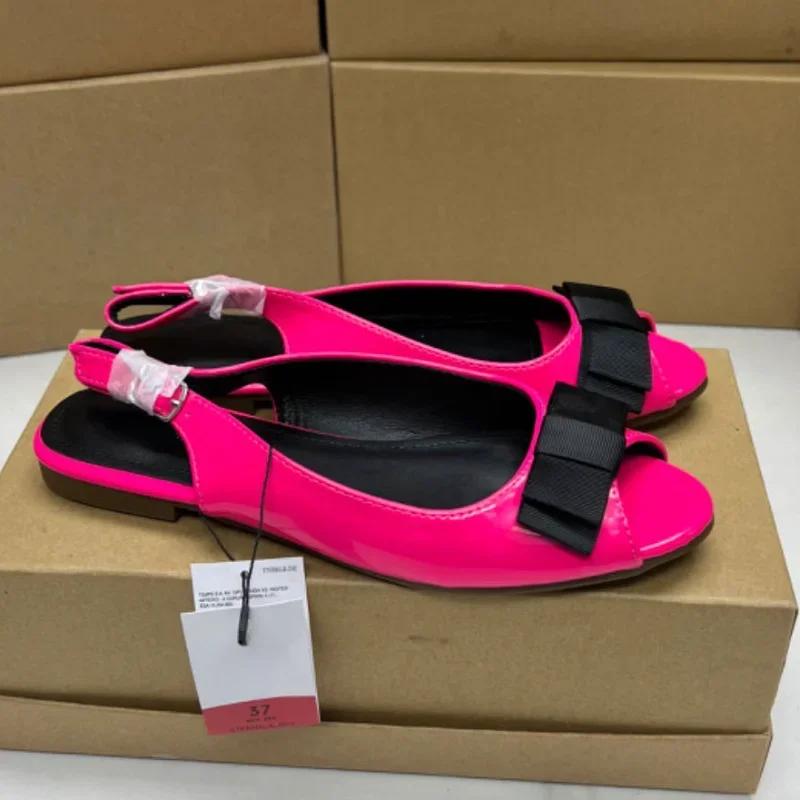 Fashion Shoes for Women  Comfortable Shallow Female Footwear Peep Toe Slingbacks Back Strap Casual Slip On Ladies Flats