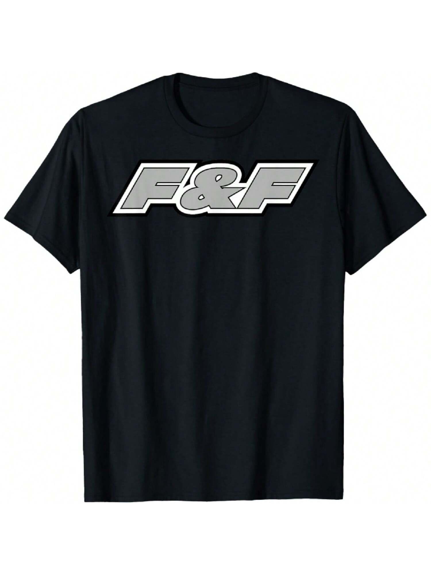 White Outlined Logo T-Shirt S разноцветный
