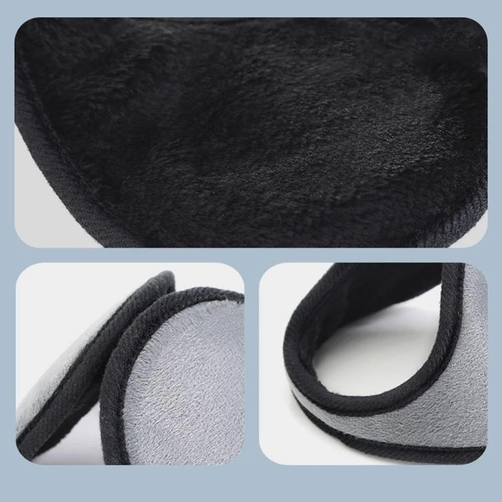 Silnější zimní unisex sluchátka Fleece Teplejší chránič sluchu Teplá plyšová látka Kryt chrániče sluchu Náušníky Hřejivé chrániče sluchu