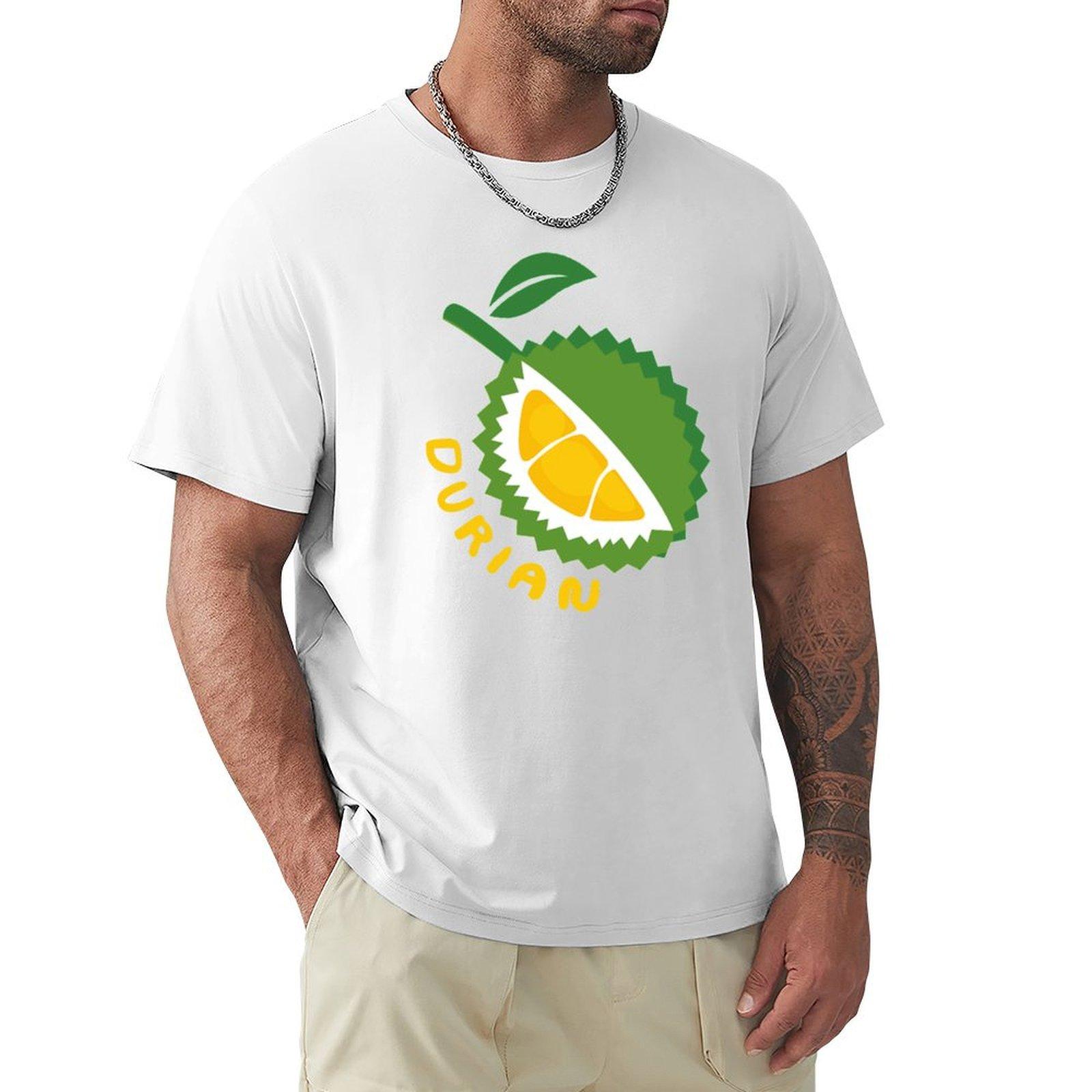 Durian TShirt tshirts personalised funny shirt cotton sweat oversized graphic tee t shirts men S