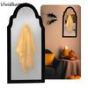 Round/Wave Ghost Hologram Mirror Light Up Illusion Design Ghost Wall Mirror USB Wall Mounted Holographic Mirror Decor