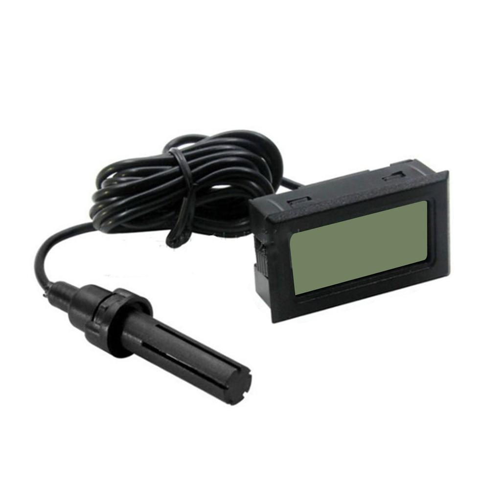 Cyfrowy Higrometr Termometr LCD Typ Wbudowany Elektroniczny Miernik Temperatury i Wilgotności z