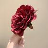 New Bohemia Big Peony Flower Hair Clip Vintage Side Barrettes Hairpins Hairgrip For Women Hair Accessories Fashion Headwear
