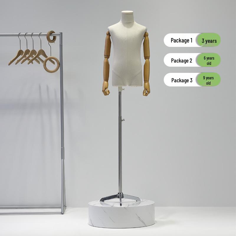 Mannechin Copii cu Picioare Despărțite: Stativ de Expunere Corp Întreg/Jumătate pentru Haine de Copii, Bărbați și Femei
