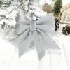 Shiny Gold Powder Hanging Decoration Pearl Cotton Gold Powder Bowknot Big Bow-Tie Christmas Bow Large Gold Shiny Bow