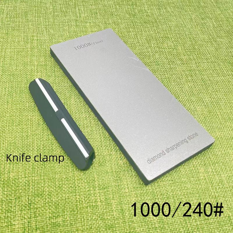 Oboustranný diamantový ostřící kámen Ostřič nožů Brusný kámen Diamantové nástroje Jemné broušení Ostrý kámen 170*75MM