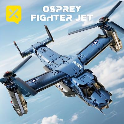 1486pcs Fighter Jet Building Blocks, Unlock a New Creative Assembly Experience with Exquisite Building Block Pieces.
