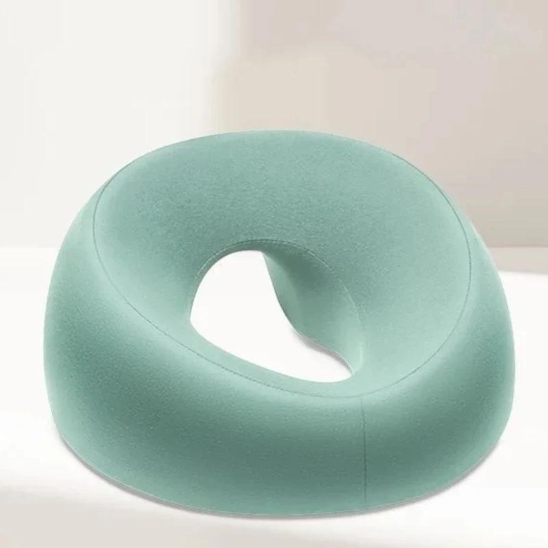 Ergonomisches Liegekissen aus Memory-Schaum, atmungsaktives Kopfstützenkissen, Körpermassage-Gesichtsruhekissen für den Schönheitssalon