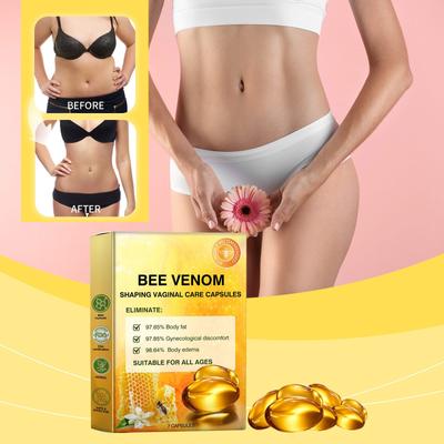 Bienenkapseln, sofortiger Juckreizstopper und Abnehmen, Kapseln für Frauen, schlankmachende und straffende Kapseln 1 ml