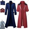 Hot Devil May Cry 5 Dante Vergil Cosplay Costume Trench Coat Disguise Outfit Men Women Halloween Role Play Game Carnival Suit