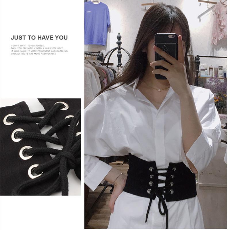 Waistband Summer Women Dress Shirt Girdle Belt Wide Bandage