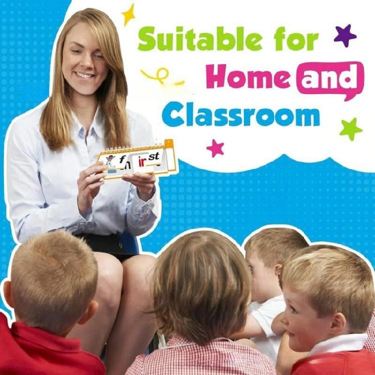 Interactive Phonics Flip Cards Flip Book Set For Kids Featuring Word Families And Colorful Color To Stimulate Learning
