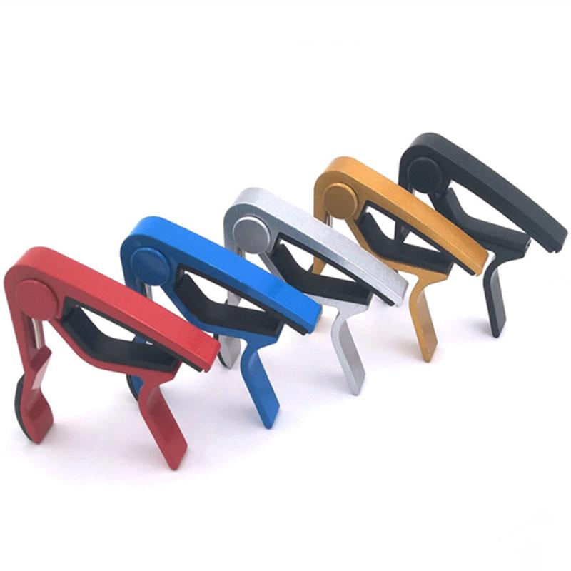 1PC Guitar Capo Aluminum Metal Guitar Clamp Capo Clamp Universal for Various Types String Instrument Guitar Accessories TMZ