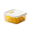 Portable Fruit Lunch Box Food Grade PP Snack Container with Sealed Lid Leak Proof Bento Storage for Kids School Office Travel Picnic
