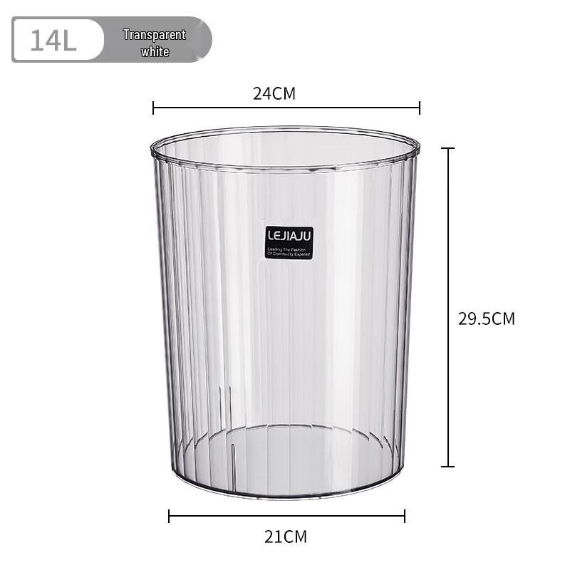 Transparent Round Waste Bin