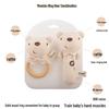 Gbee Organic Cotton Baby Rattle - Newborn Soothing Toy 0-1 Year