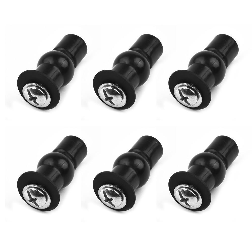 3 Pairs Of Top Fix Screw Rubber Bung Toilet Expansion Bolt Toilet Seat TOP Fixing Toilet Seat Back To Wall Bung Hinge Hole