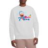 Sesame Street Unisex Adult Warm And Fuzzy Holiday Elmo Sweatshirt
