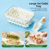 Press To Remove Ice Cube Mold 28/56 Grid Ice Mould Tray Portable Ice Maker Storage Box  Summer