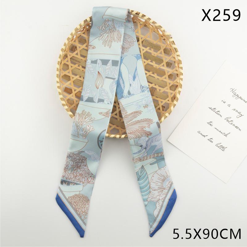 Versatile Vintage Silk Scarf: Hair Tie, Headband, Bag Accessory