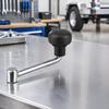 Europese Stijl Trailer Steunwiel Slinger Handvat Handmatig Chroom Afgewerkt Metaal met