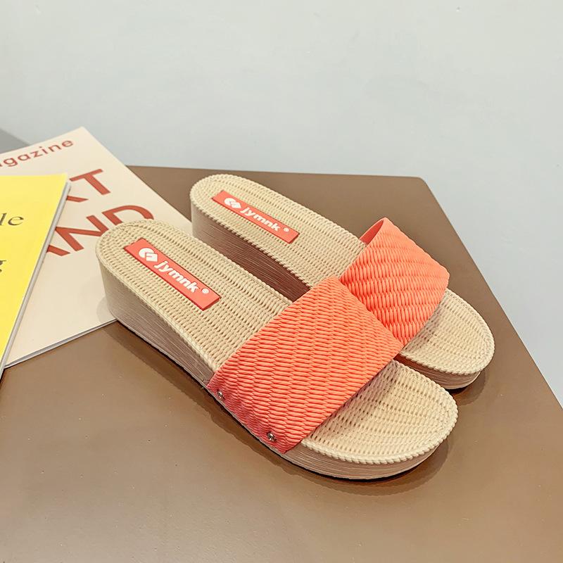 Summer Sandal Slippers Non-slip Wear-resistant Thick Bottom In the Heel Match Indoor Soft Bottom Indoor and Outdoor Female Slippers