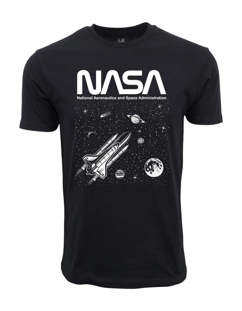 Nasa Space Galaxy Graphic T Shirt S