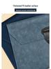 A4 Waterproof Leather Business Document Bag - Customizable Minimalist Briefcase with Logo Printing