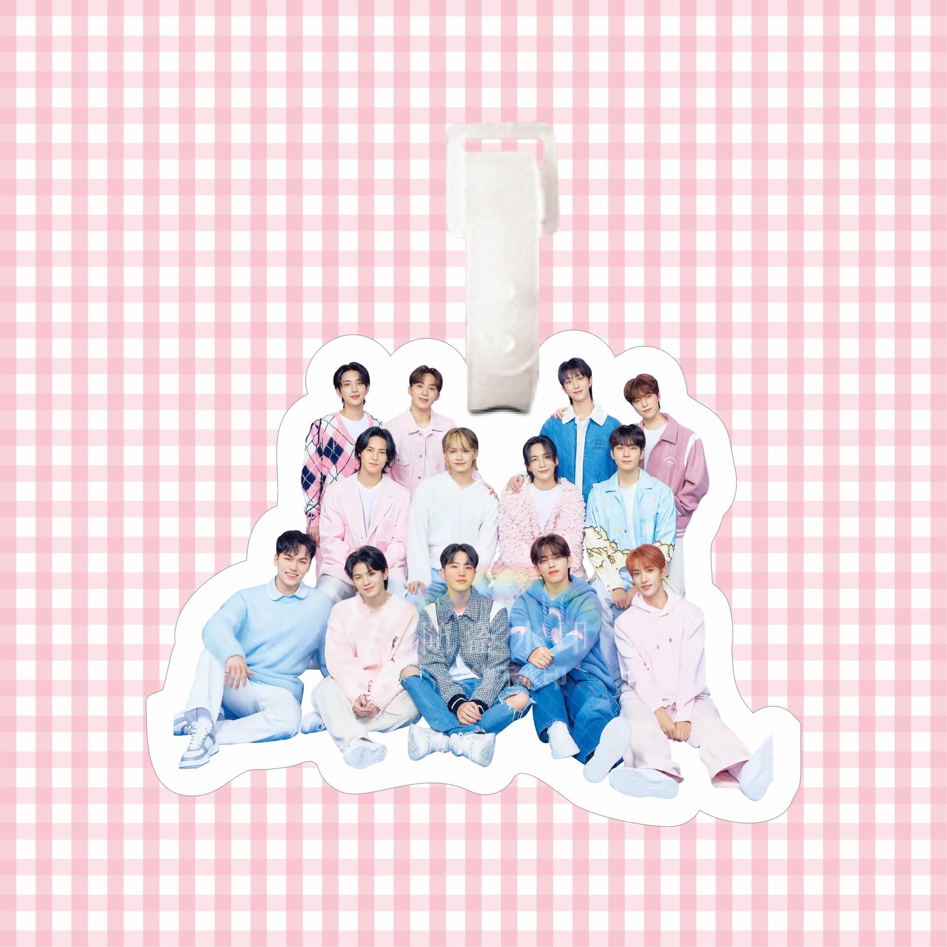 Ключница SEVENTEEN Ким Мин-гю: Бирка для багажа и подвеска для рюкзака