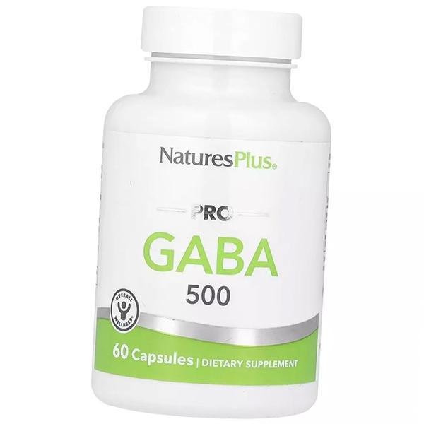 

Гамма-аминомасляная кислота, Pro GABA 500, Nature s Plus 60капс (72375025) 60caps